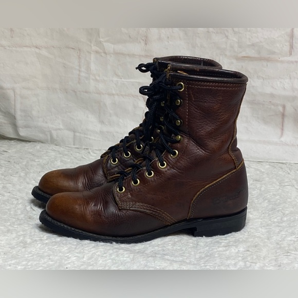 PD Tuff Woman leather Wester boots size 8 - Picture 4 of 9